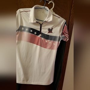 Ladies Milwaukee Brewers 1/4 zip pole